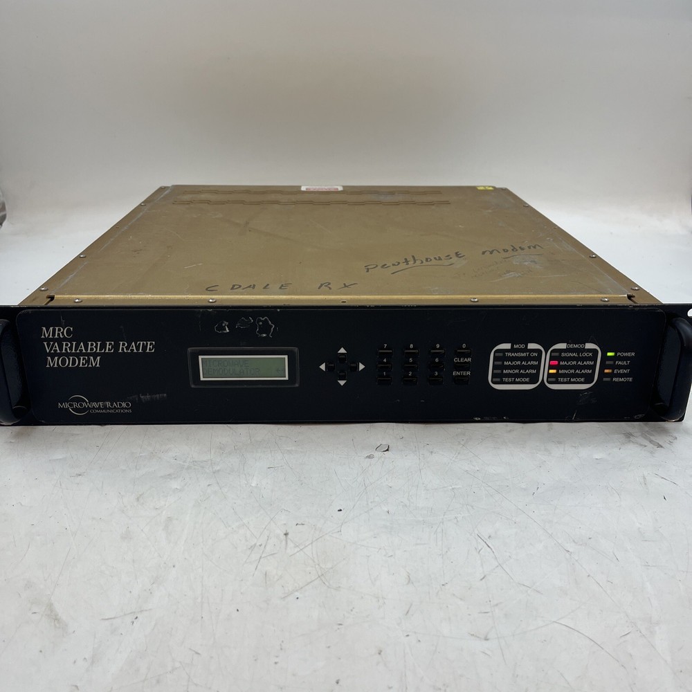 MRC Variable Rate Modem Tested For Power.
