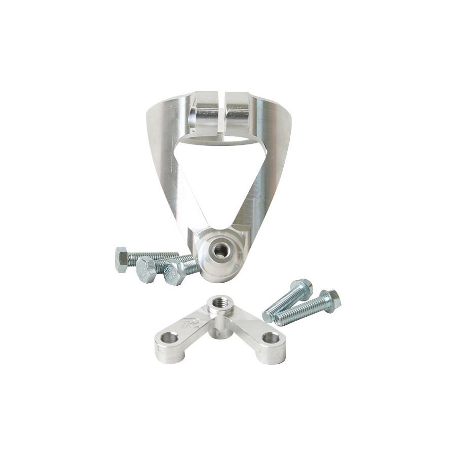 Ride Engineering Steering Head Stabilizer Bracket - Silver KT-SHSB3-KT