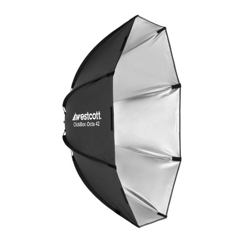 Westcott ClickBox Octa 42 Softbox Removable Diffuser Silver Interior PRO