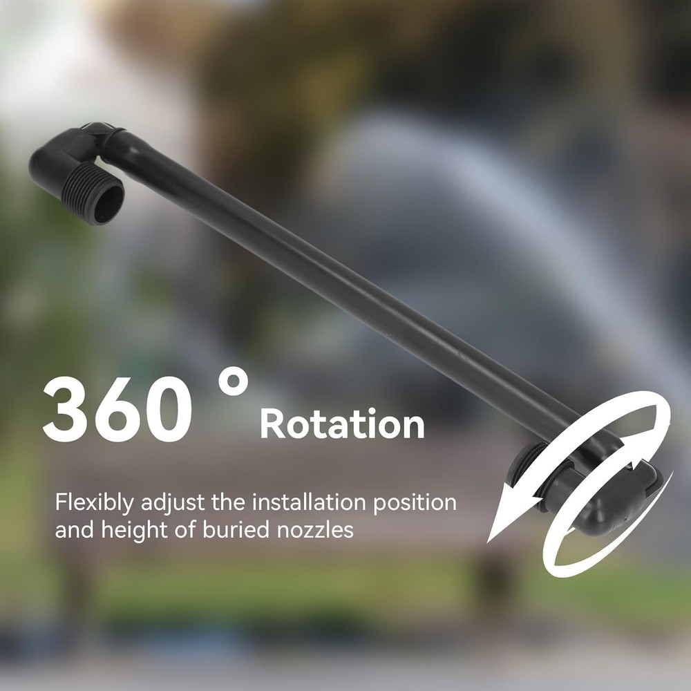 5PCS G3/4 External Thread Swing Joint Pipe, Pipe Swing Assembly, Rotatable Swing