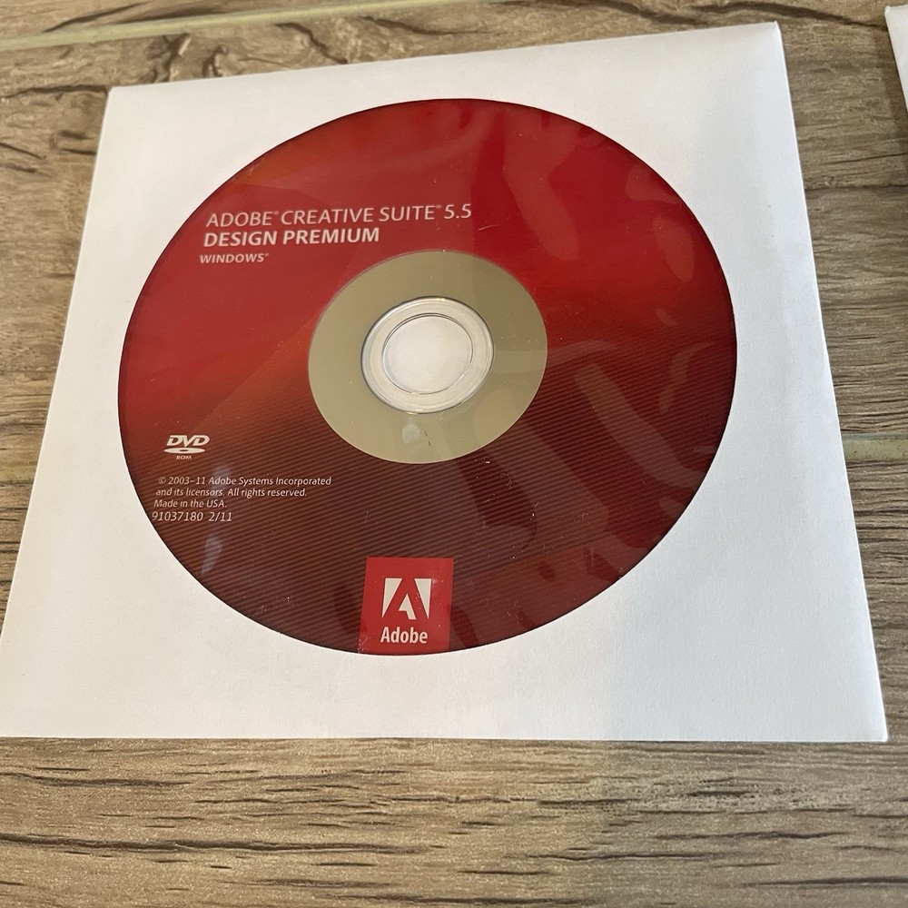 Adobe CS5.5 Design Premium for Windows DVD Version InDesign Photoshop Flash