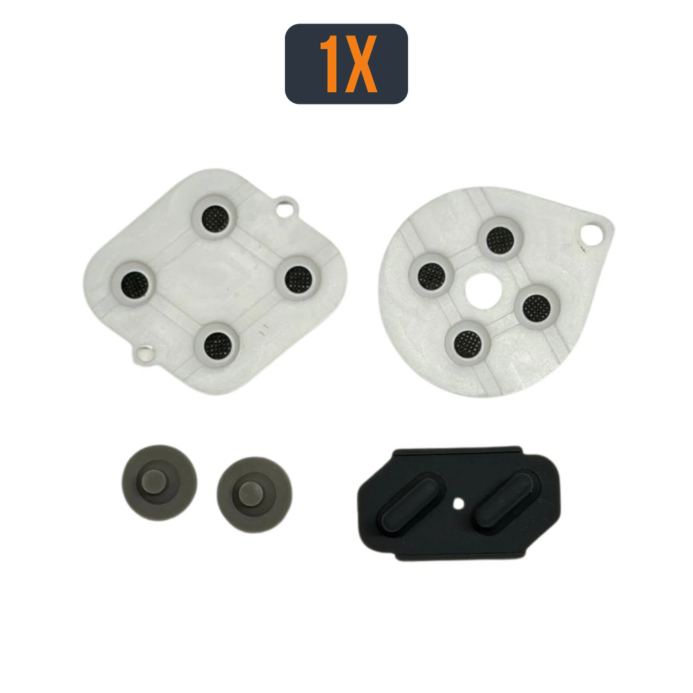 Silicone Button Pads For Super Nintendo SNES Controller Replacement 5pcs Set