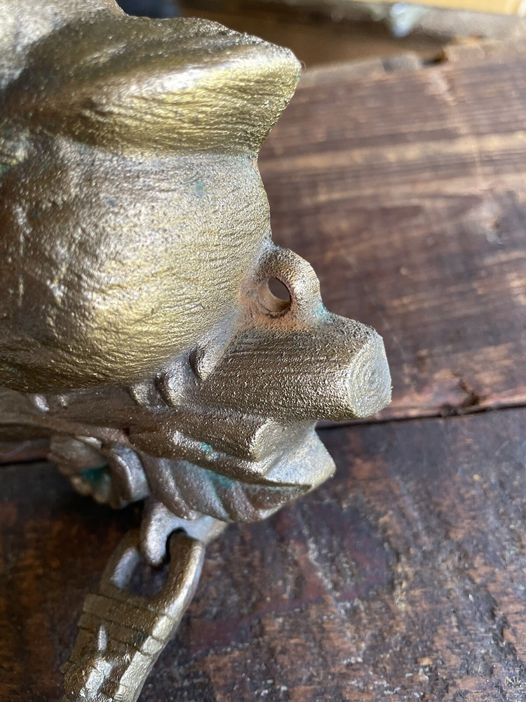 Vintage Solid Brass Bird Door Knocker CARRUTH 1991