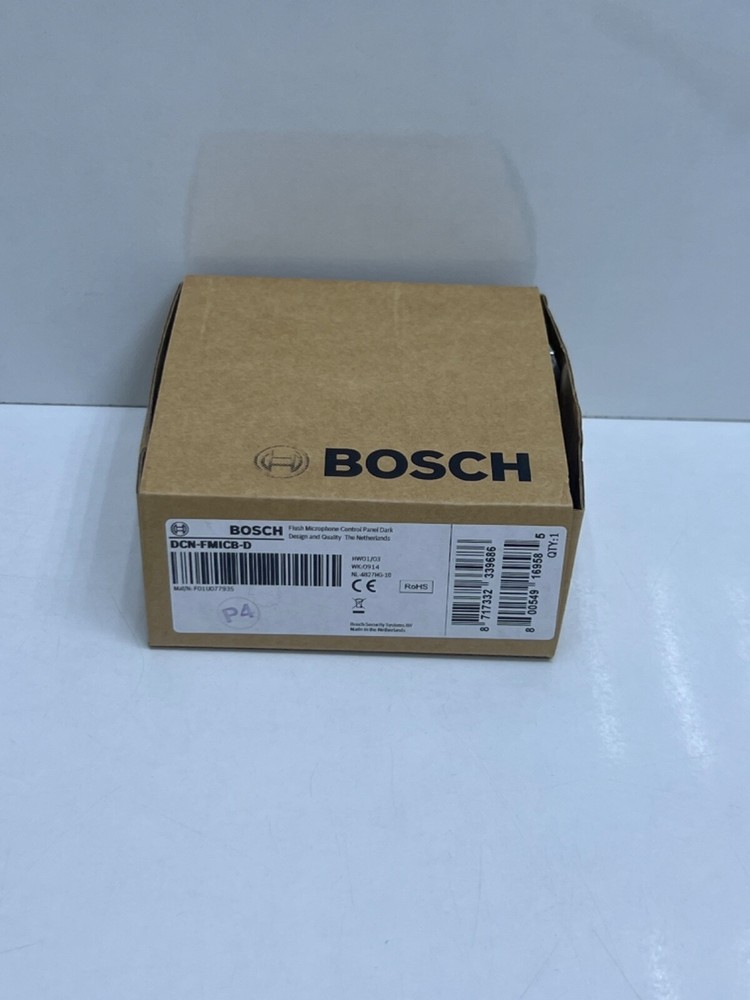 BOSCH DCN-FMICB-D FLUSH MICROPHONE CONTROL PANEL DARK