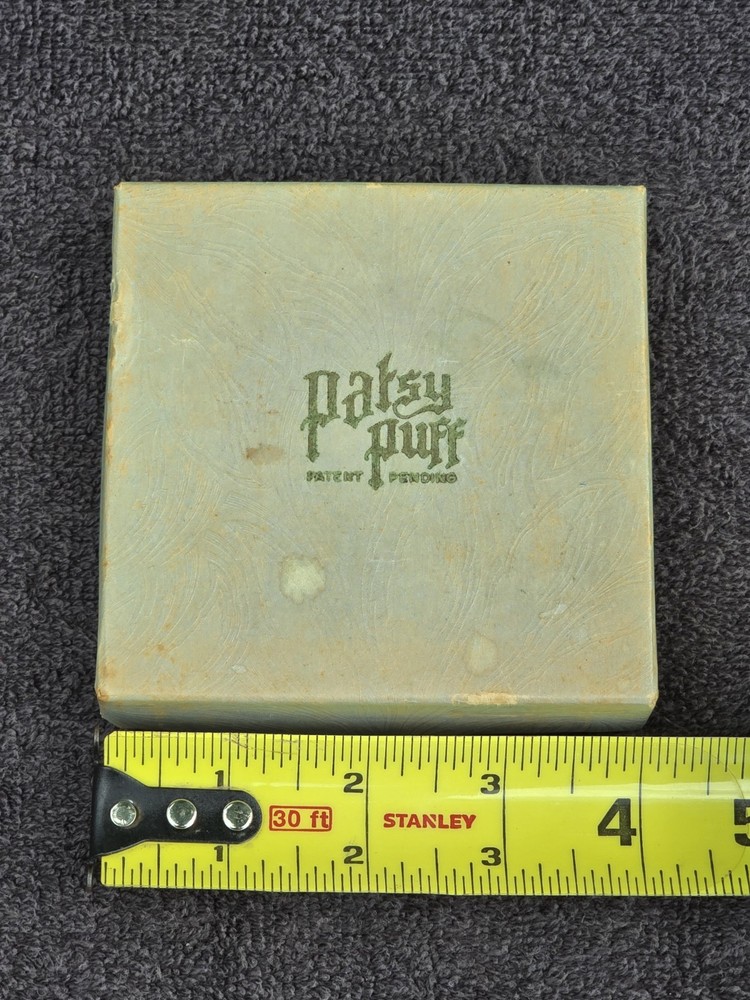 Vtg Patsy Puff Powder Makeup Puff Doll Face Box * Old Display Box Only * See Pic