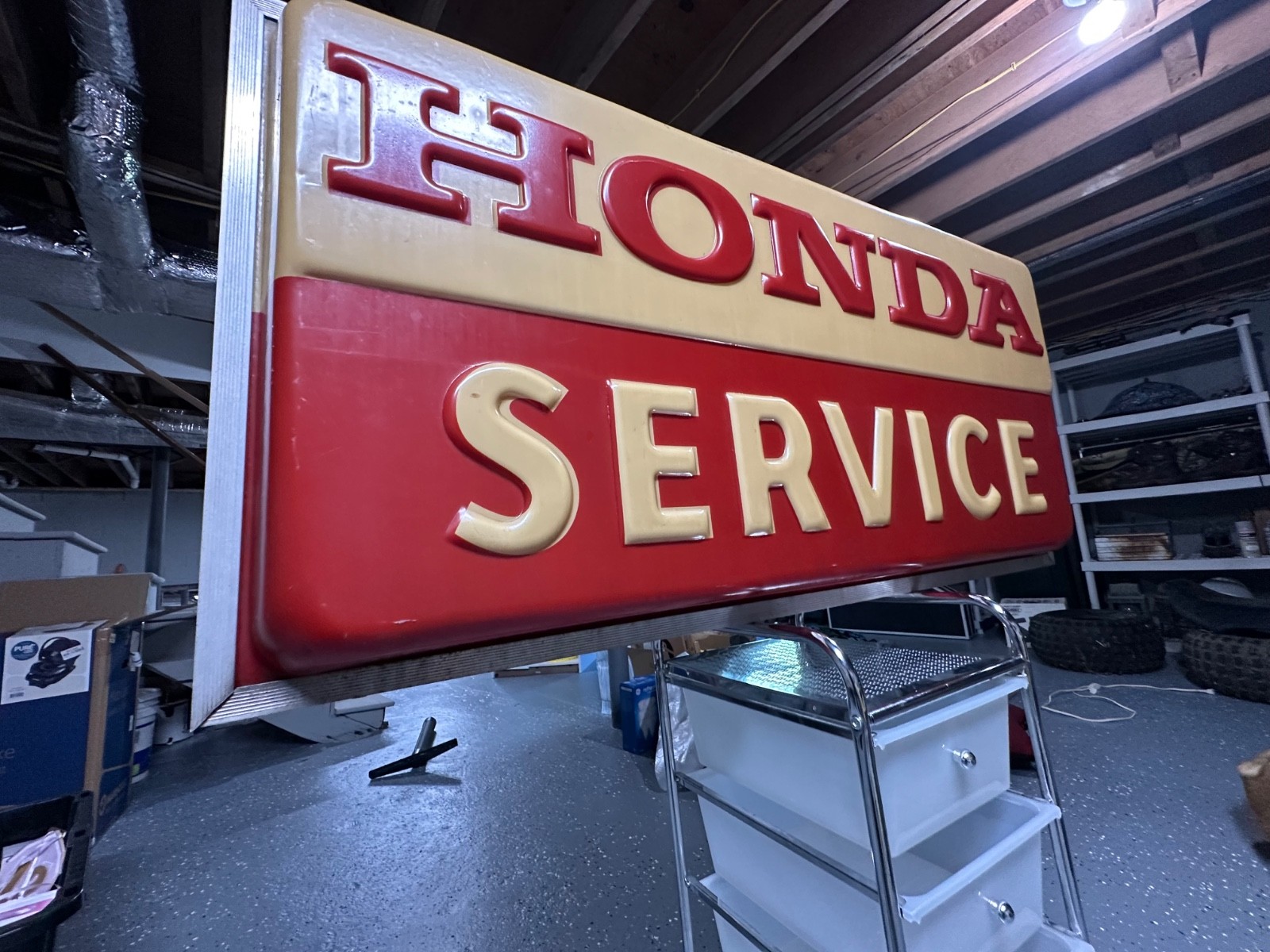 ORIGINAL DEALER HONDA SERVICE SIGN