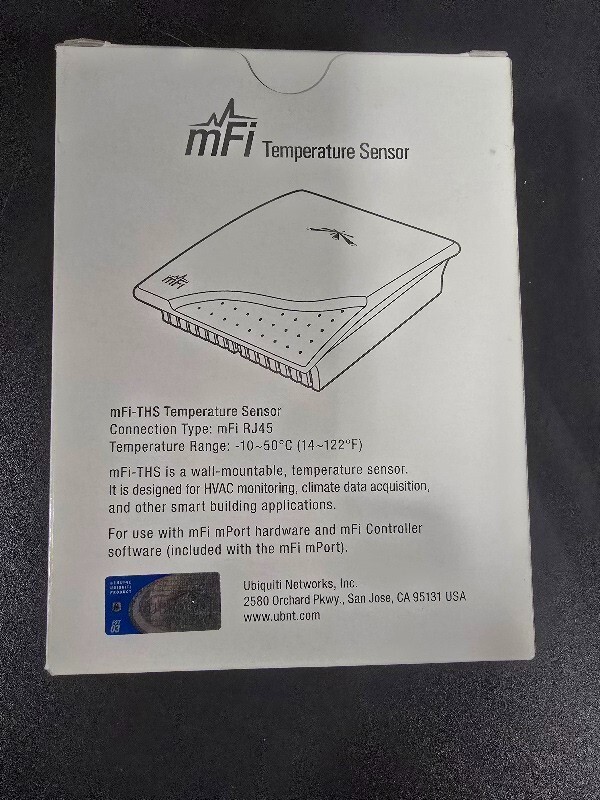 Ubiquiti mFi wall mount temperature sensor - new