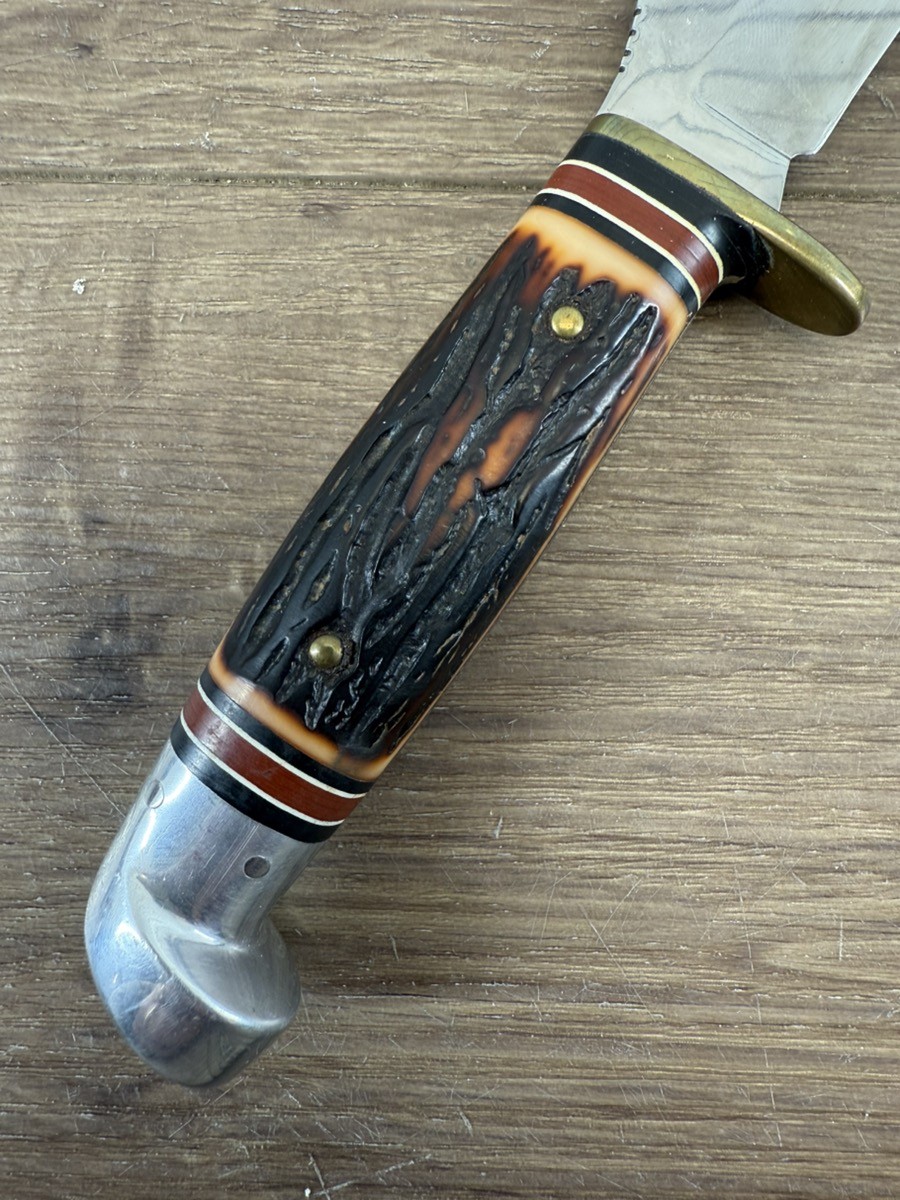 WESTERN KNIVES H39 FIXED BLADE HUNTING KNIFE WITH SCABBARD MADE IN U (WCP036169)