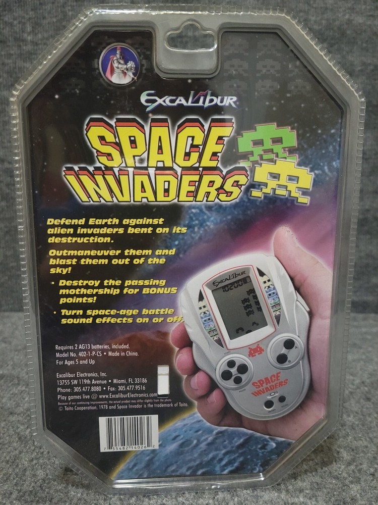 Vintage Excalibur SPACE INVADERS Electronic Game