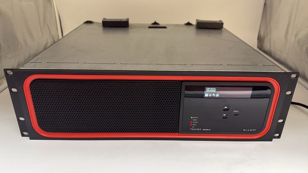 Biamp Systems Tesira SERVER-IO Digital Network Signal Processor DSP P/cord