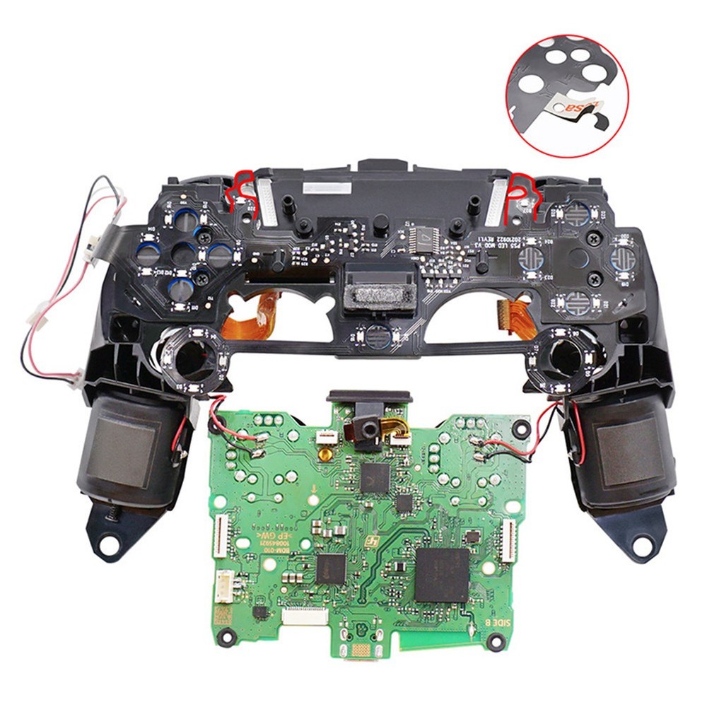DIY Colored LED Light Board D-Pad Face Buttons Thumbsticks For PS5 Controller