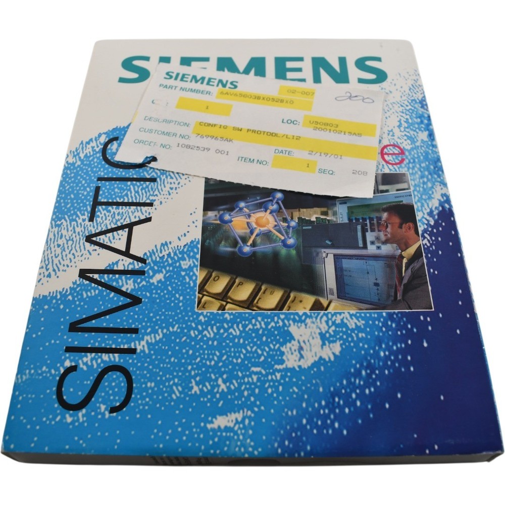 NEW Siemens 6AV6580-3BX05-2BX0 V5.2 SP2 ProTool Lite Software