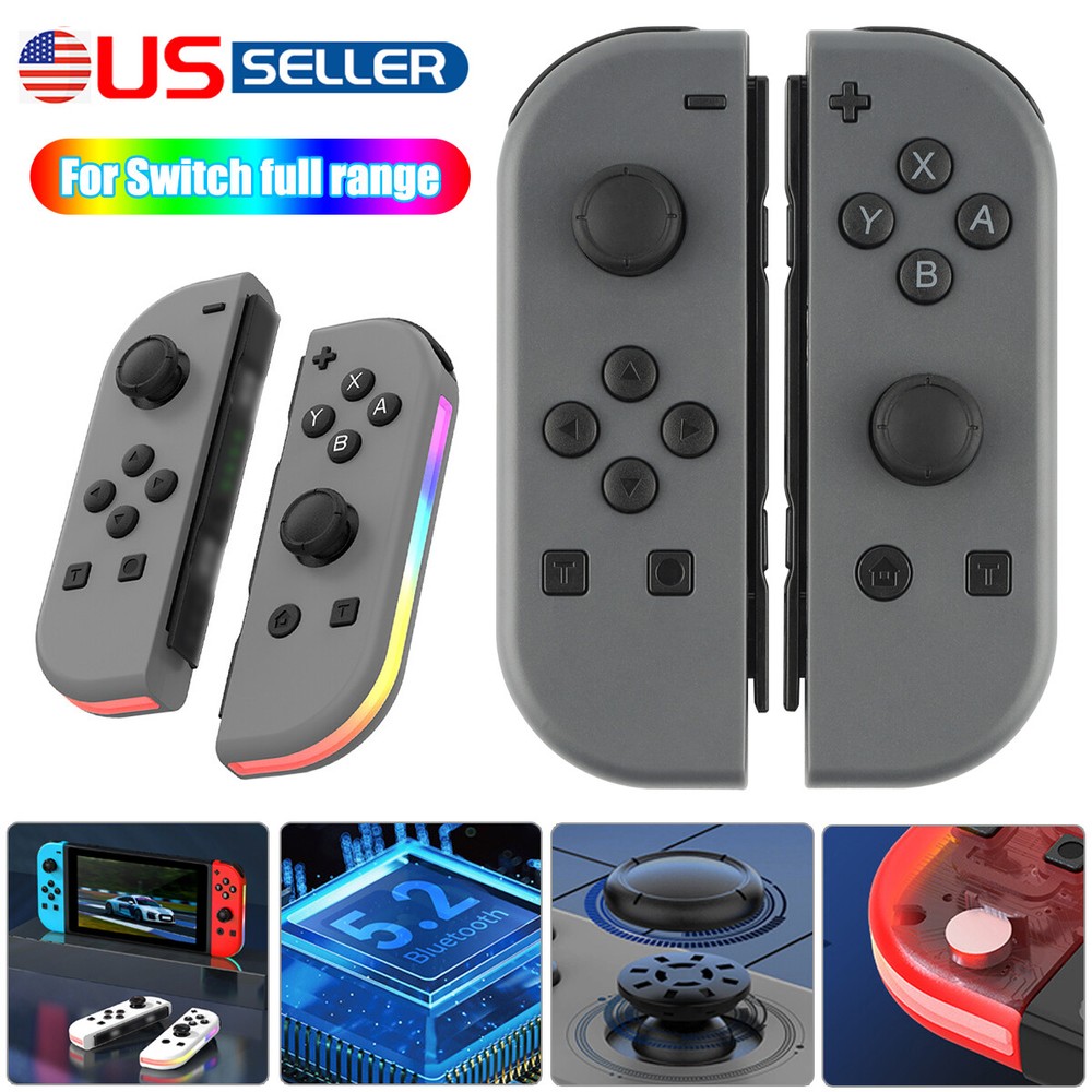 For Nintendo Switch Joy-con-Controller Left w/ Right Wireless Gamepad 1-Pair US