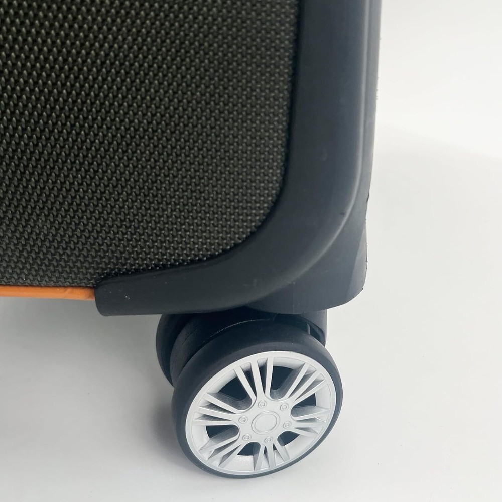 Zoofen Luggage Replacement Wheels 2 pcs Suitcase Silver