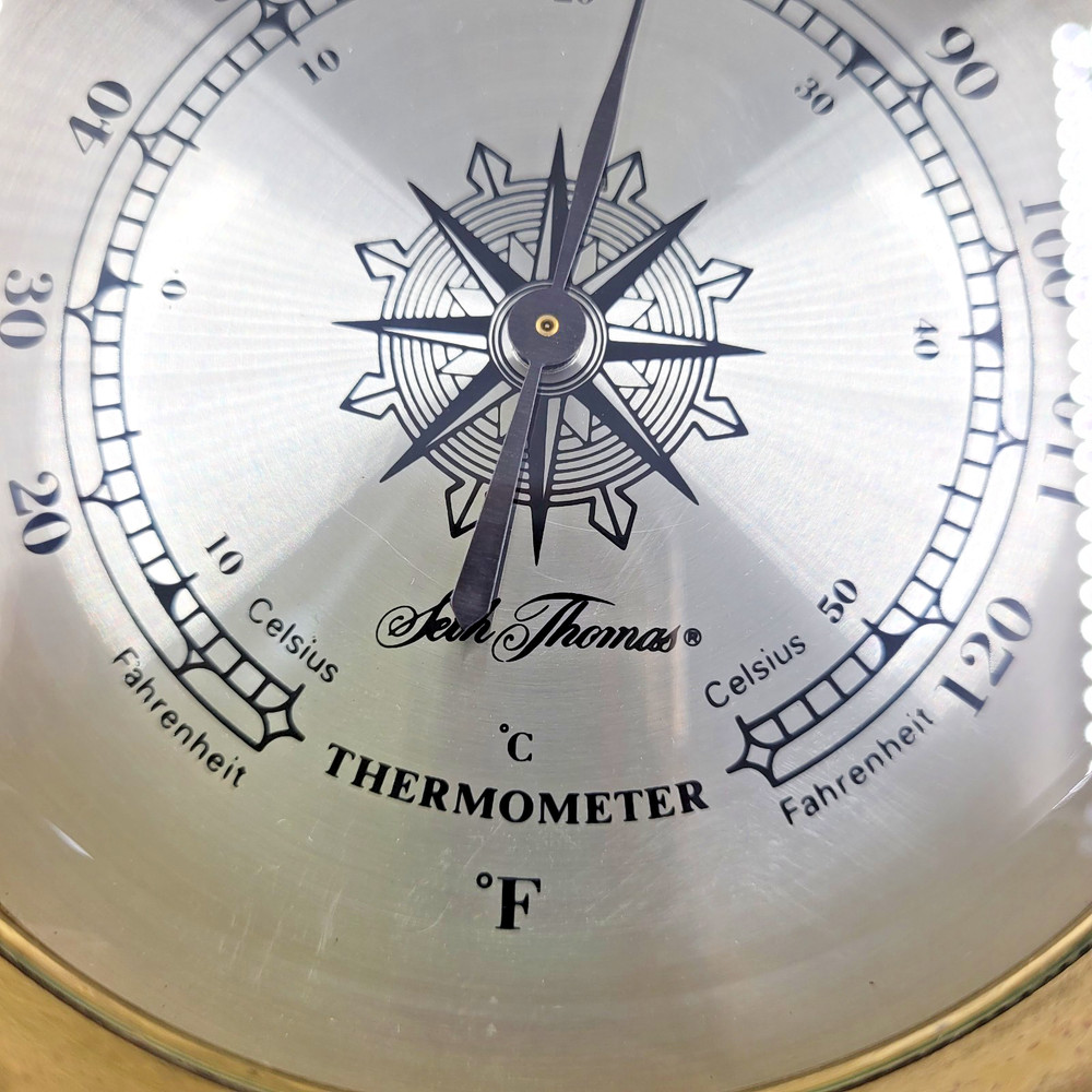MARINE SHIP THERMOMETER SETH THOMAS MODEL NO 1057