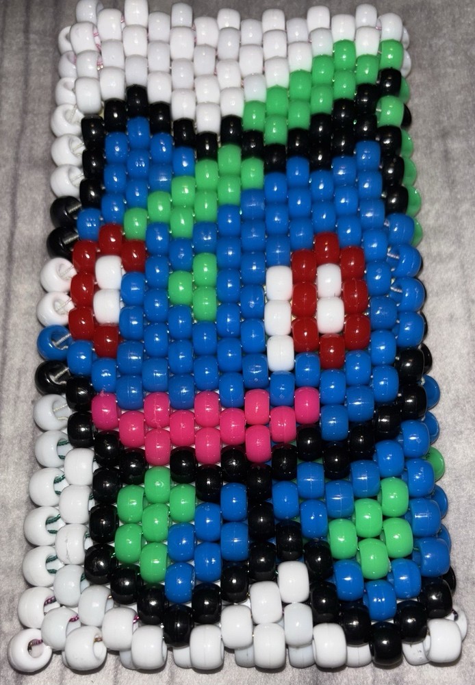 Bulbasaur Kandi Cuff NEW Handmade