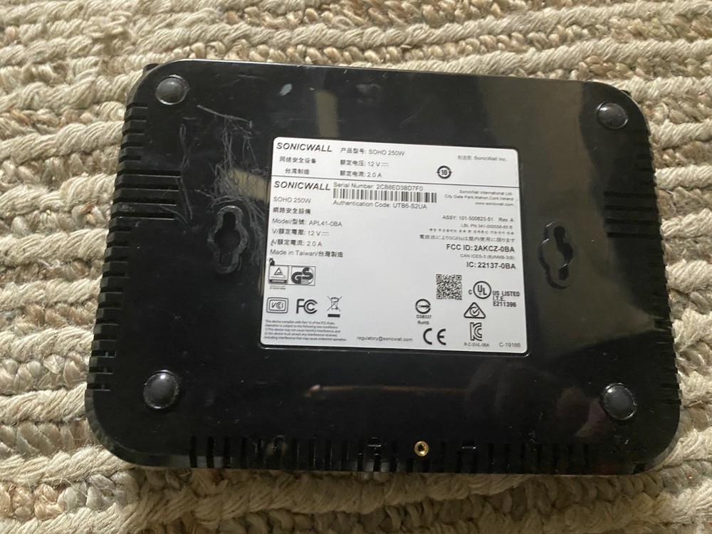 Sonicwall Soho250wireless no box unit only