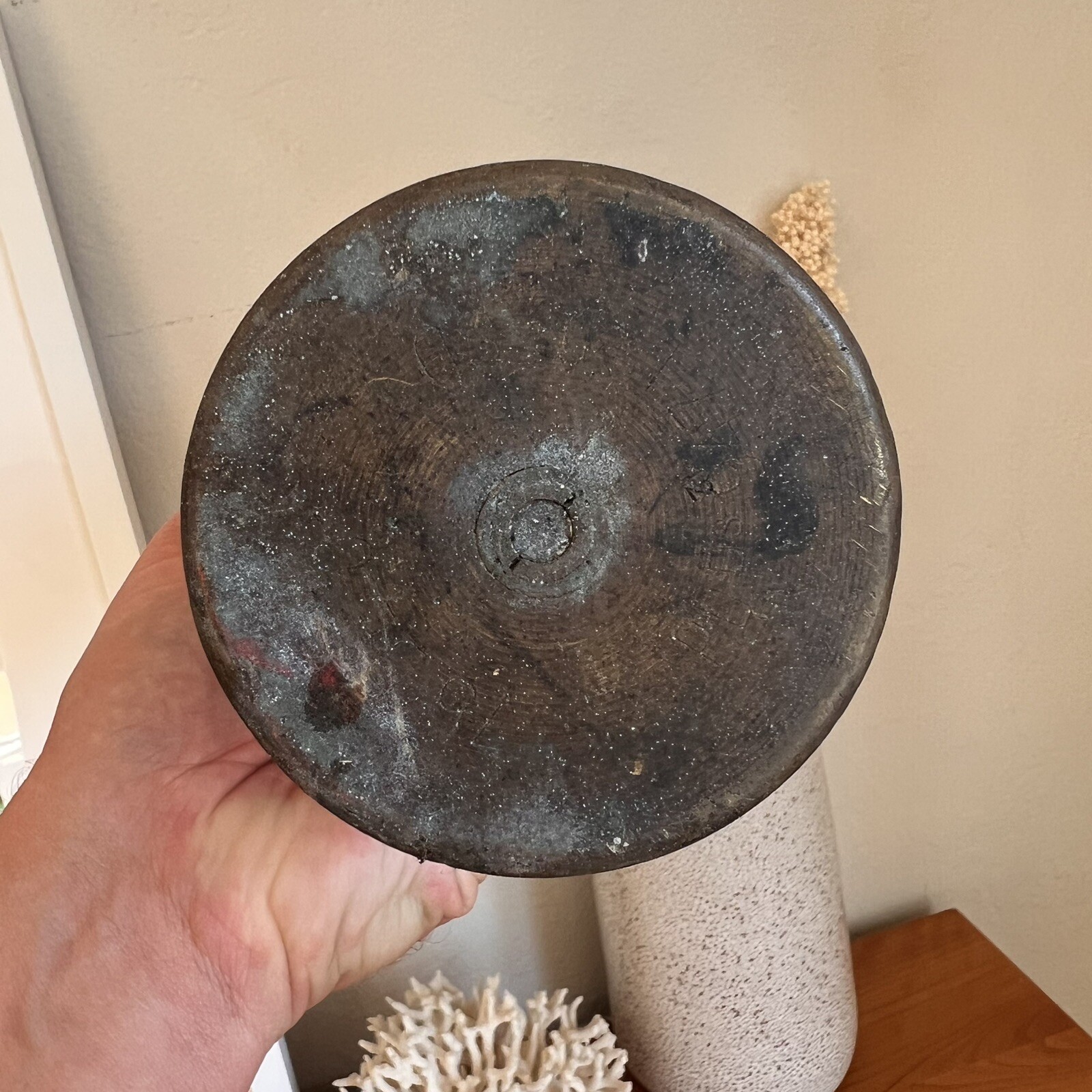 Rare WW1 Trench Art U.S. Army WWI Military Artillery 75mm Shell Case Vase