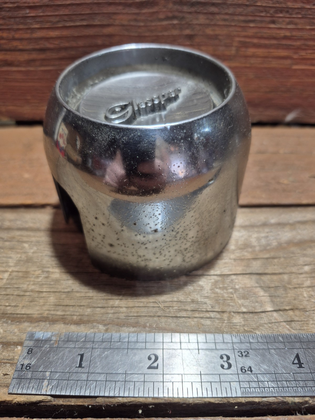 Vintage Glasspar Boat Part Wheel Cap Steering Wheel Speedboat Ski Boat Marine