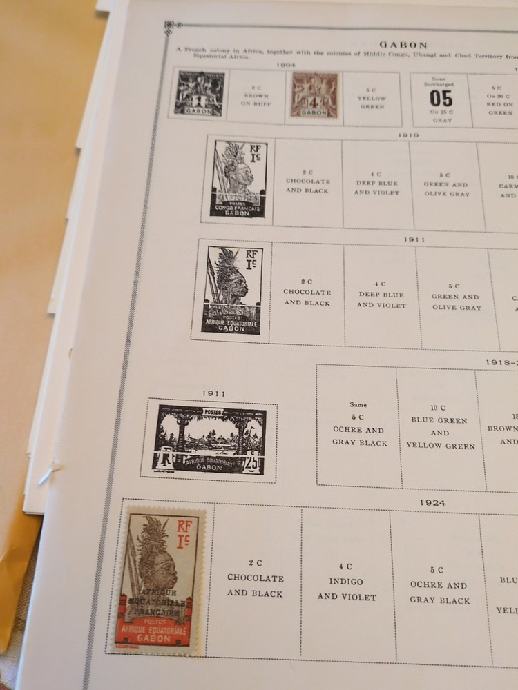 APC Z6412 scott internation pages french Gabon Sudan Polynesia s Antartic