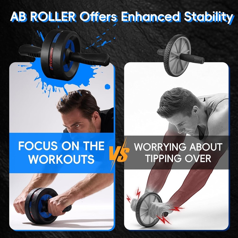 Ab Roller Wheel for Abs Workout - Abdominal Exercise Equient
