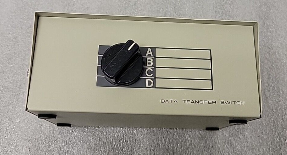 Kentek Data Transfer Switch 4 Way Manual Data