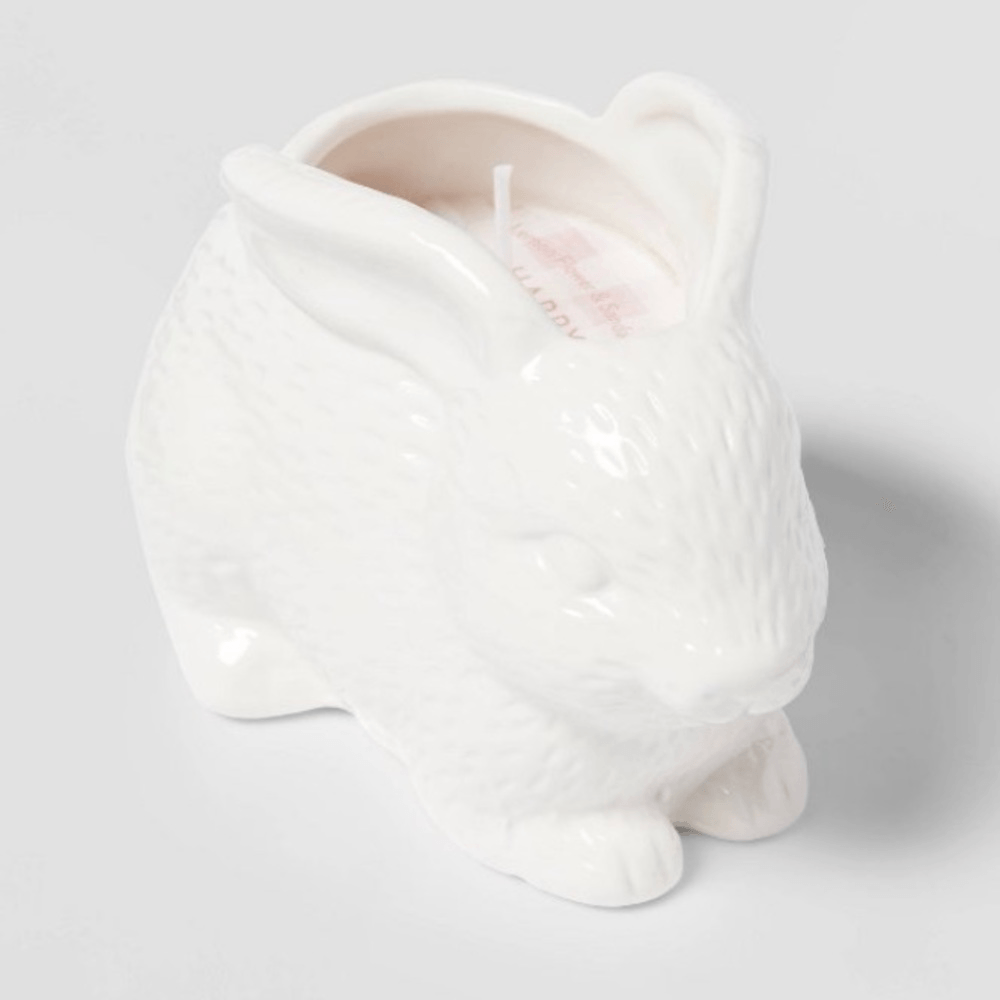 Threshold Ceramic Candle Bunny