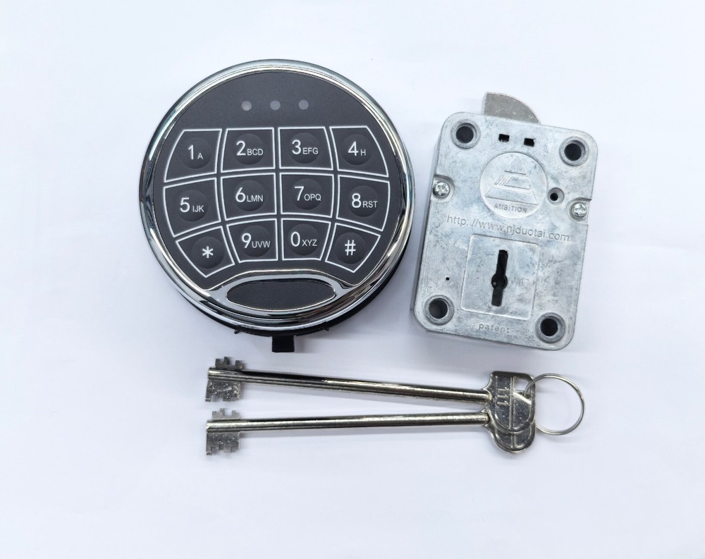 Ambition Safe Lock Replacement Electronic Keypad Lock Right Swing Bolt & 2 Key