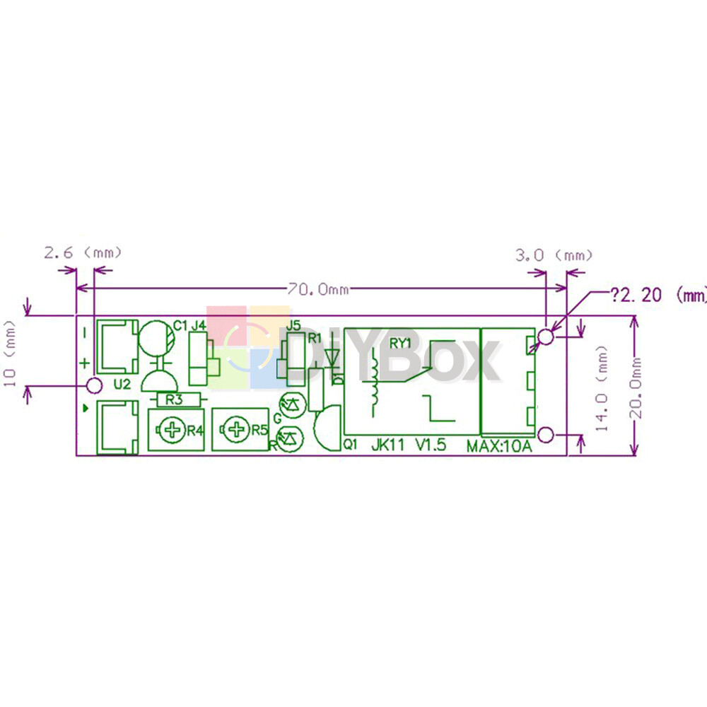 DC 5V 12V 24V Infinite Loop ON OFF Delay Relay Module Cycle Delay Timer Relay