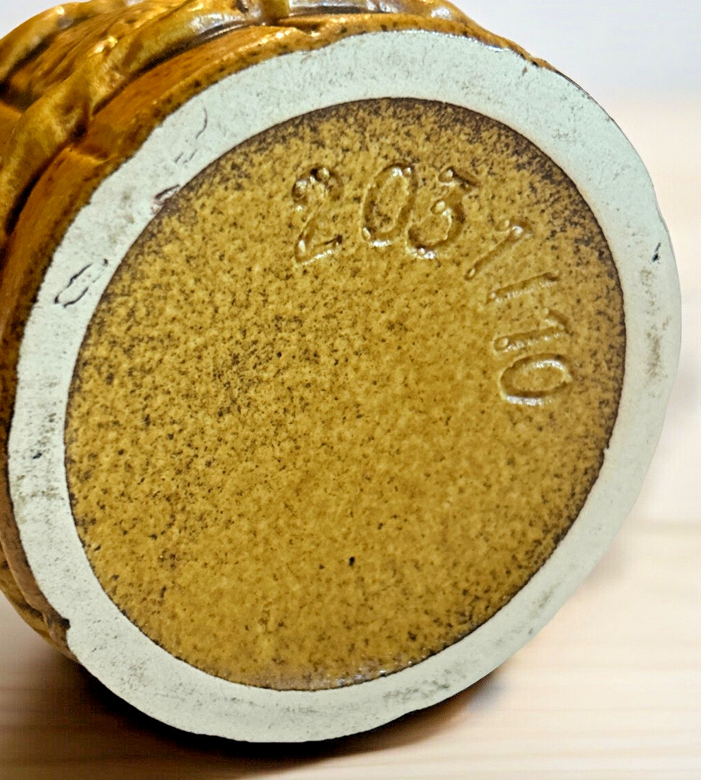 Wine Mug ~ German ~ Ceramic ~ Grape and "Wood" Design ~ Vintage ~ Sturdy!