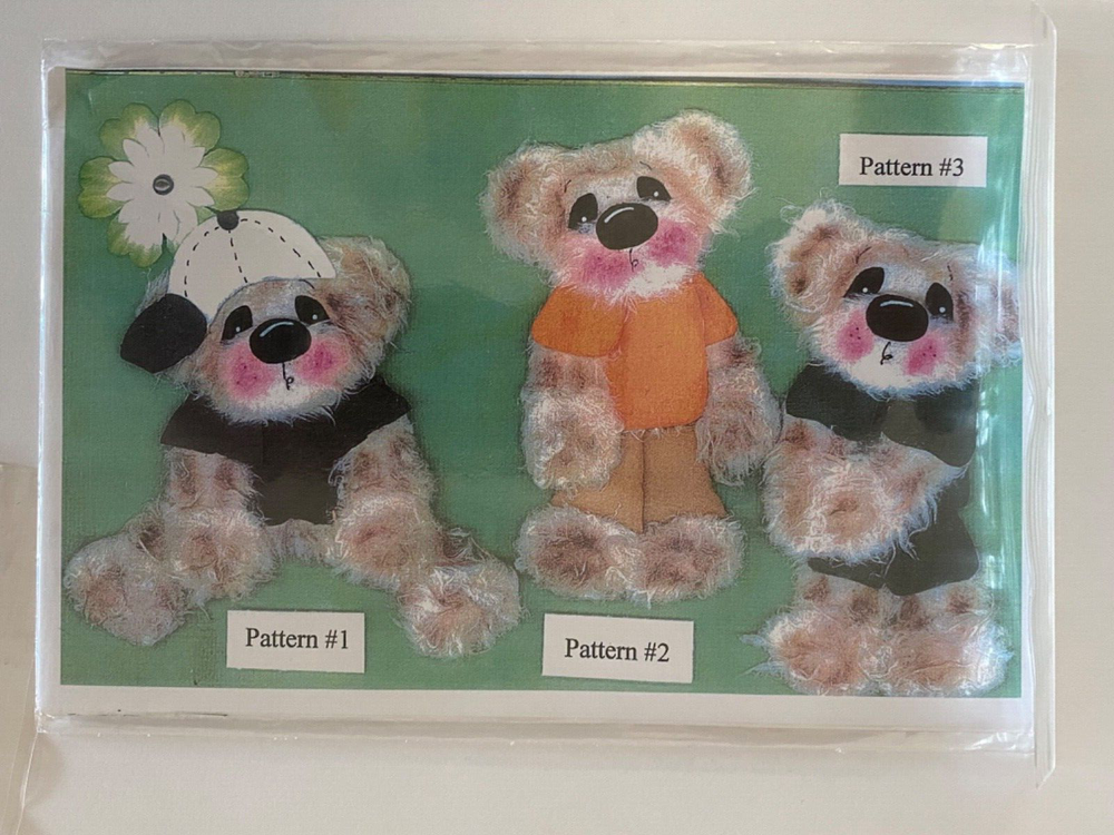Little Torn Creations Paper Crafts Patterns - Bear Bunny Monkey Tiger Kitty Chic