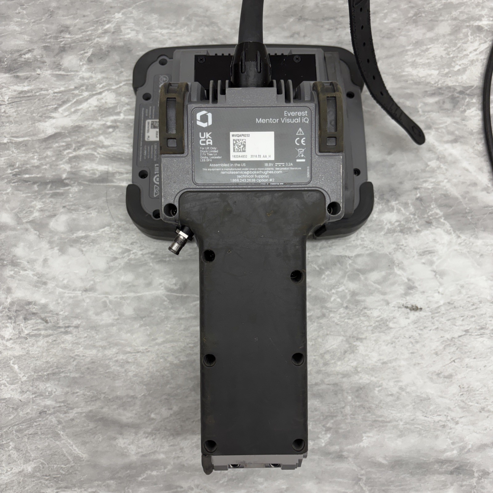 GE Inspections Mentor Visual IQ w/4mm x 3 Meter Probe Borescope in Rolling Case