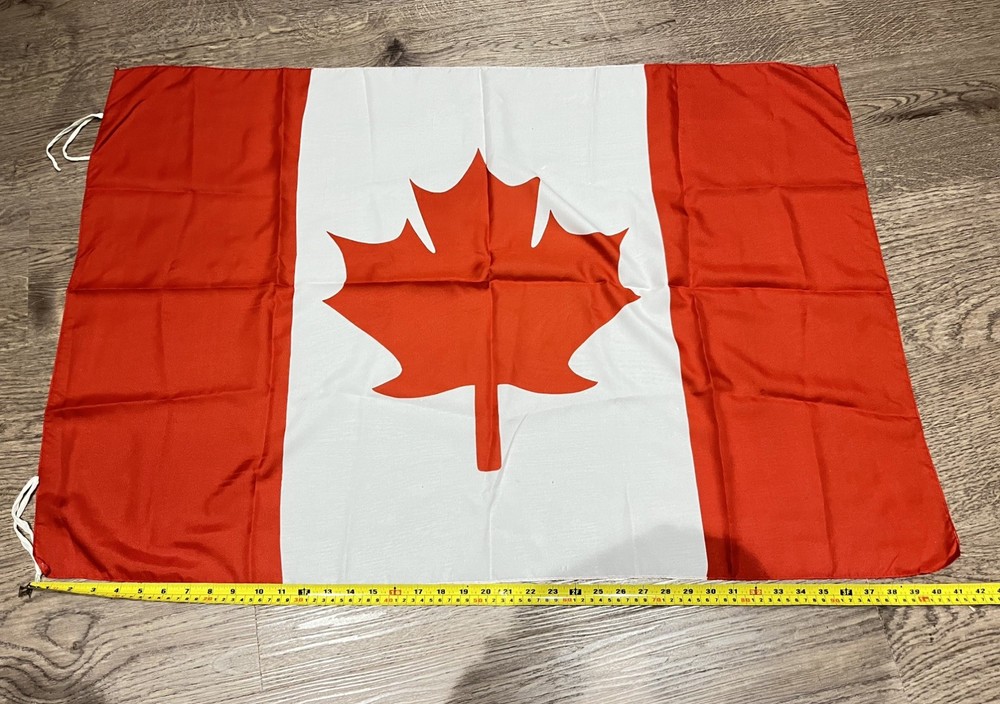 Canada Flag Printed Polyester 1m