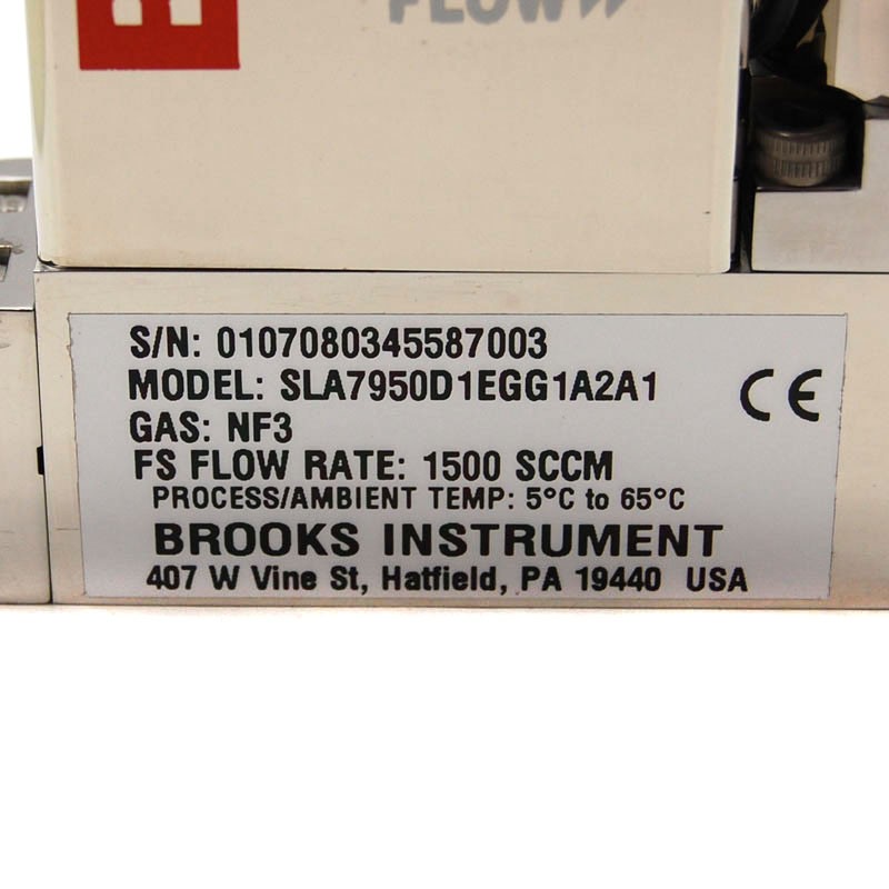 Brooks SLA7950D Digital MFC Mass Flow Controller 1/4" VCR DeviceNet (NF3 / 1.5L)