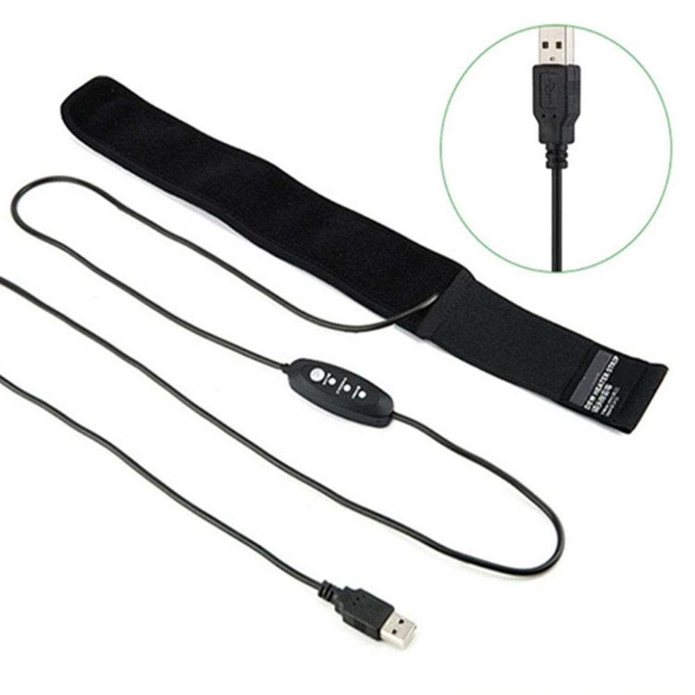 USB Dew Heating Strip with 3 Heat Settings Temperature Controller for Camera Len