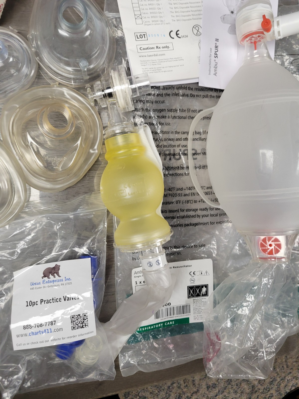 Huge Lot Of Prestan Adult Baby Anne CPR Manikin Kit Trainer Bundle With Extras