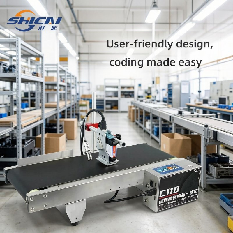 Automatic online inkjet printing packaging bag printing batch expiration date