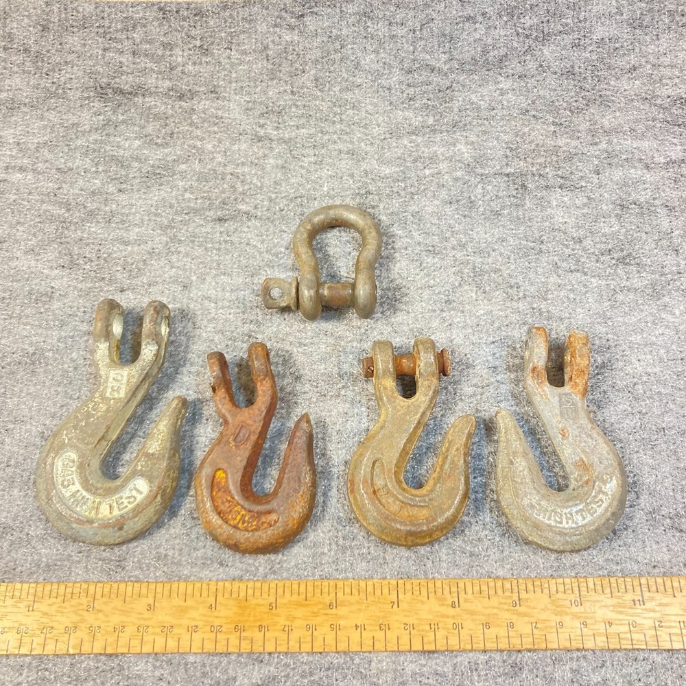 Clevis Slip Hook 4 Pc Chain Tow Lifting Hook