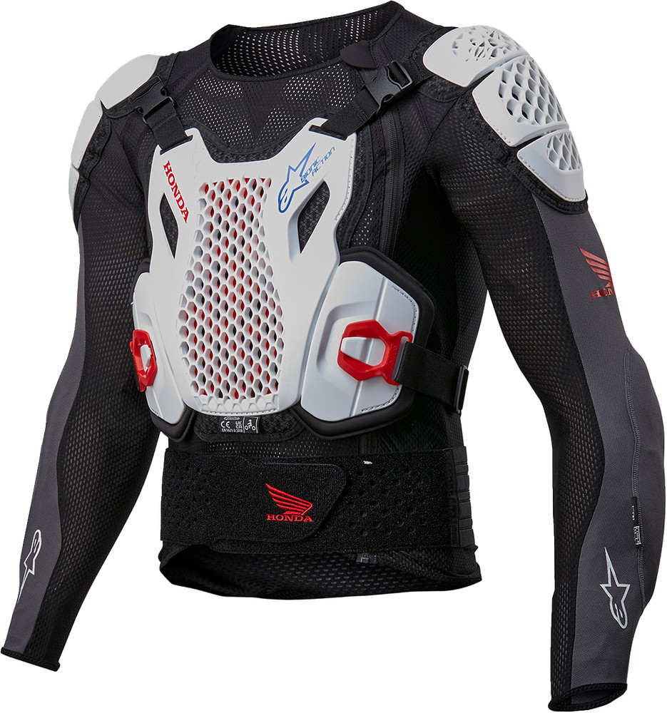 Alpinestars Black/White/Red Bionic Plus V2 Protection Jacket Lg