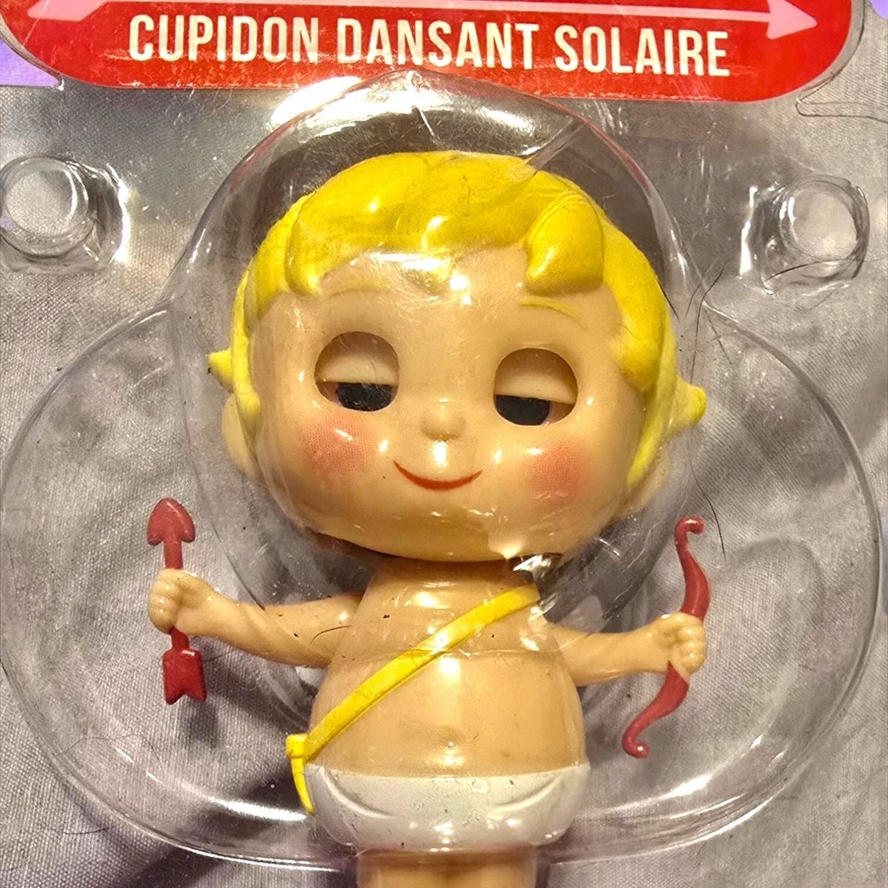 Solar Dancing Blinking Cupid Figurine With Bow & Arrow (BW2)