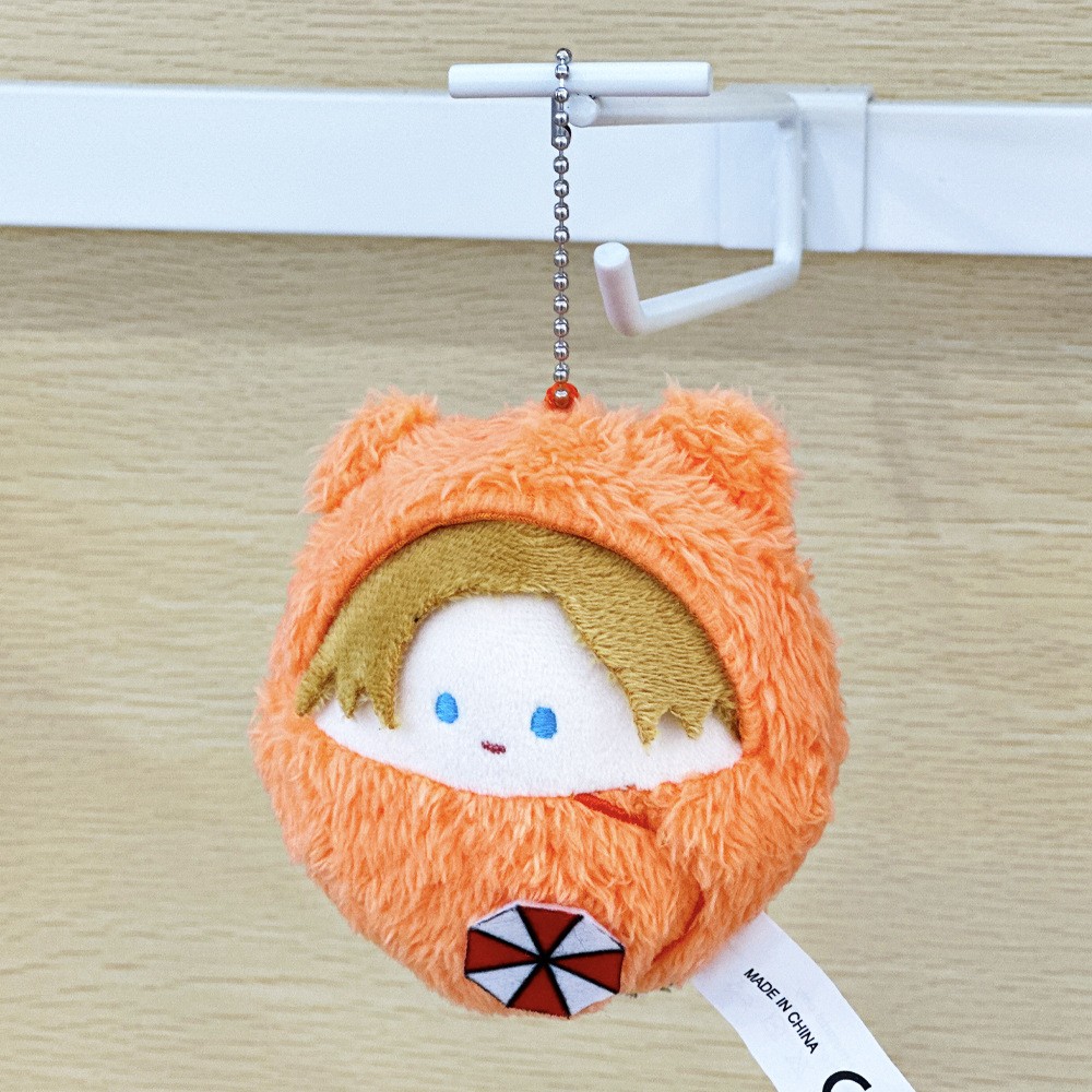 NEW TOY Resident Evil Leon S. Kennedy Mini Plush Keychain toy gift 10cm