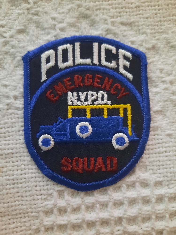 NYPD Emergency Squad Police Patch
