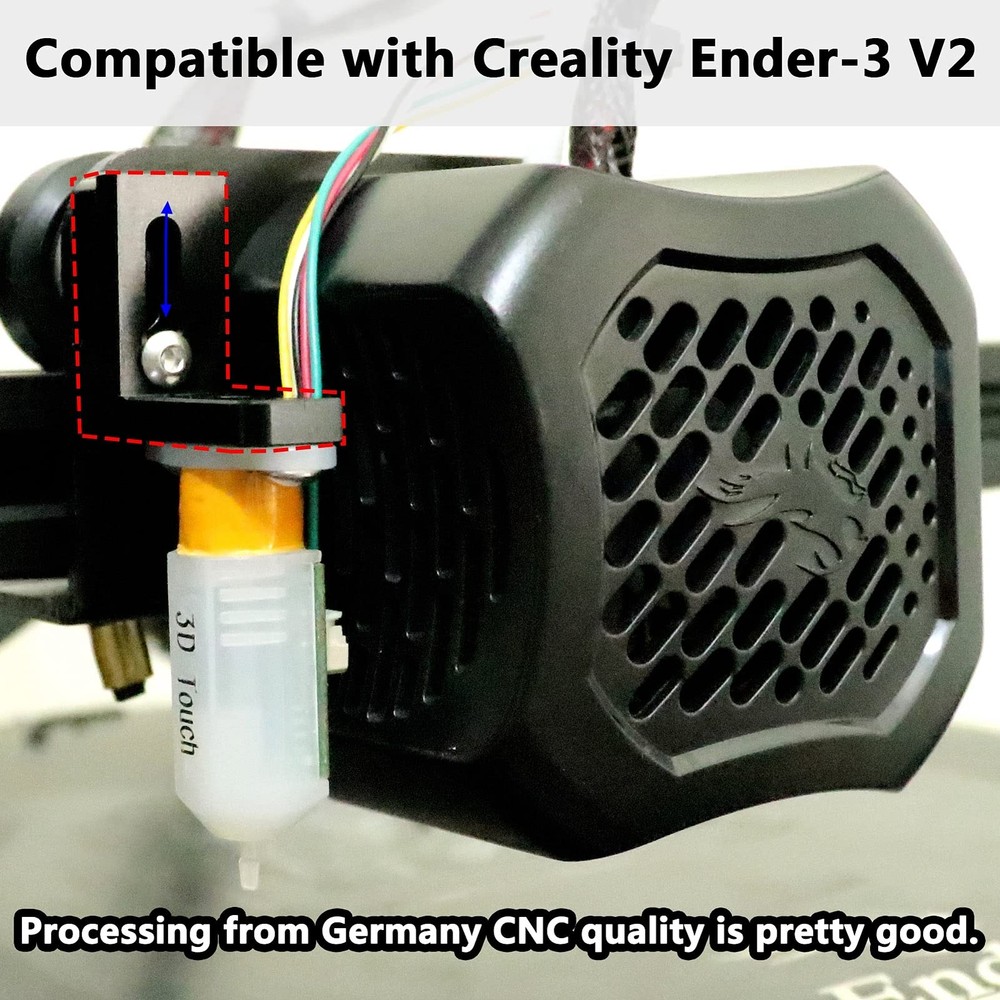 All Metal Adjustable Touch Sensor Mount Bracket Compatible With Ender 3 V2 3d Pr