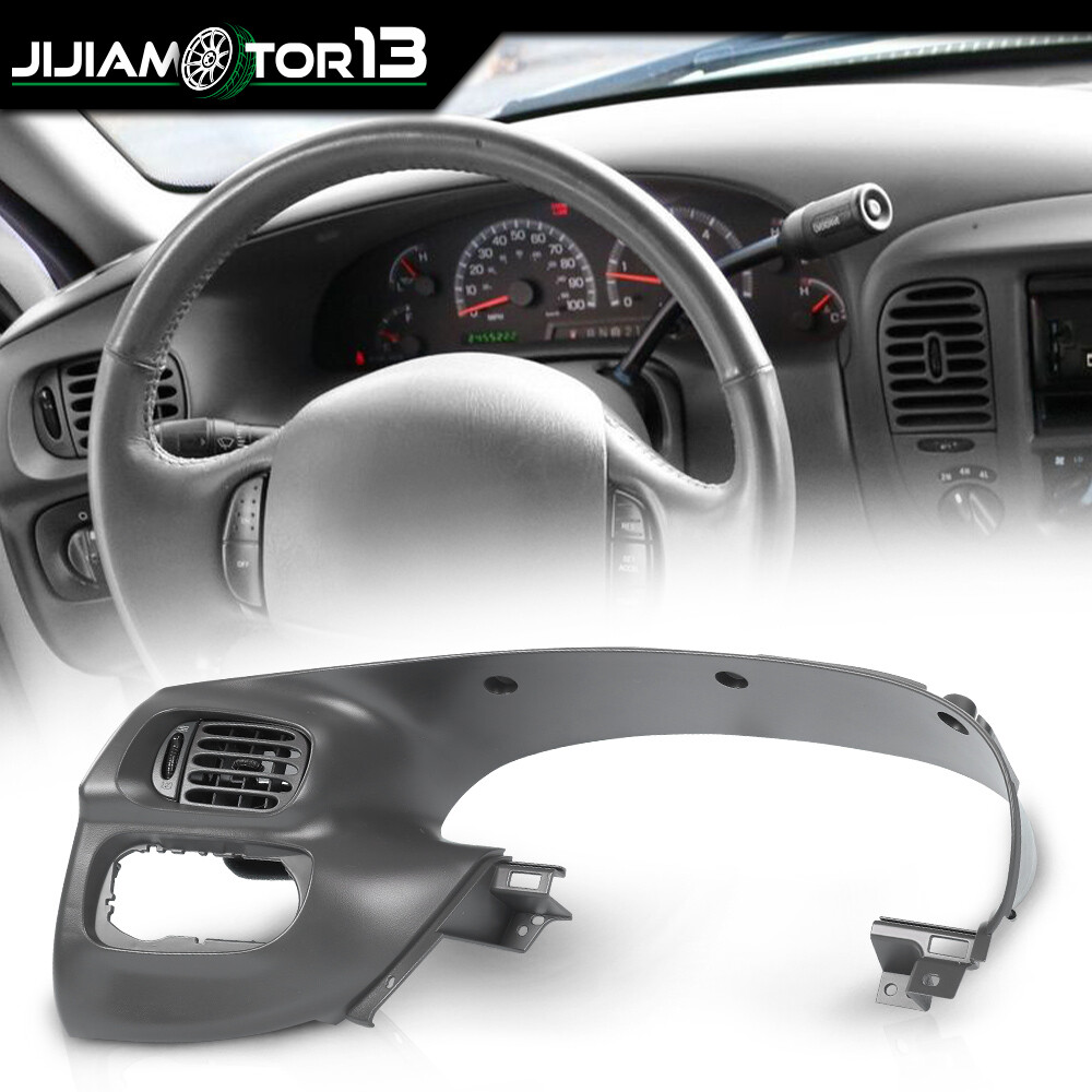 Fit For Ford F150 97-03 Dash Speedo Instrument CLUSTER Bezel Gauge Trim Gray