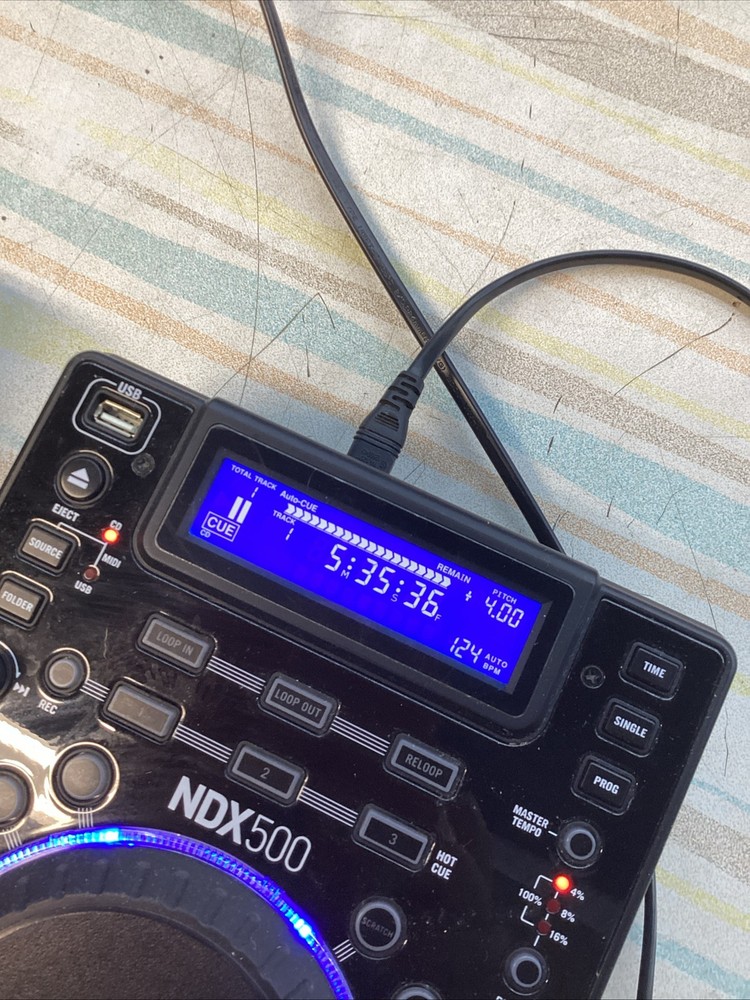 2X - Numark NDX 500 DJ USB/CD Media Player Serato Software Controller & Mic