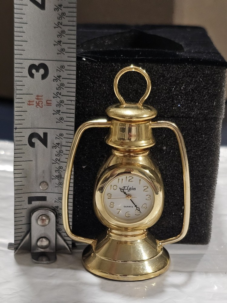 Elgin Quartz Miniature Lantern Clock