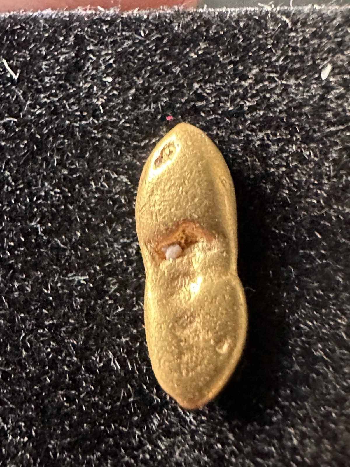 Gold nugget from Papua New Guinea, 0.702 grams