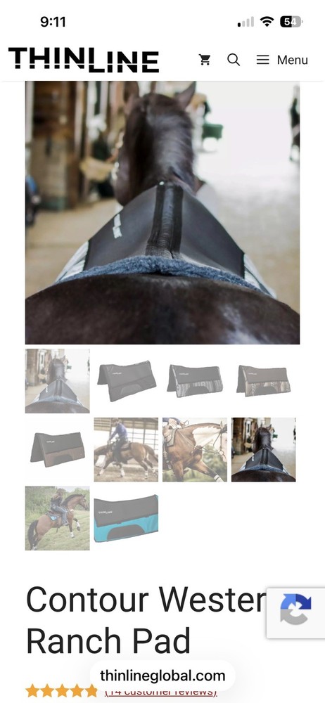ThinLine Western Saddle Pad