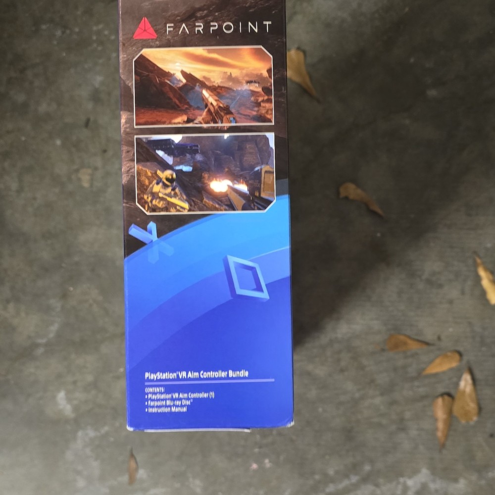 PlayStation VR Aim Controller Bundle with Farpoint Blu-ray Disc for PS4