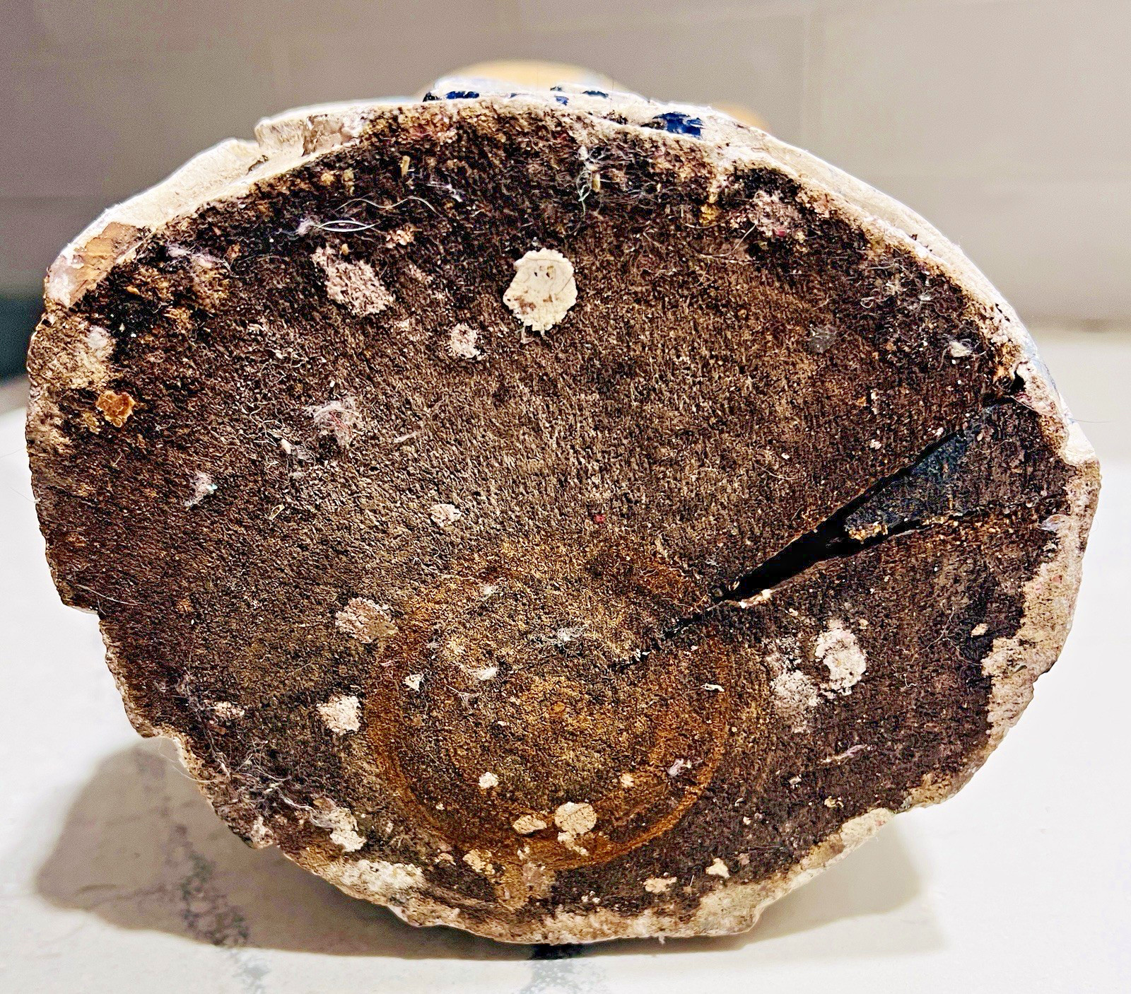 Vtg 20" Wood Folk Art Statue Pig-Headed Humanoid Hand Carved Peruvian Andean